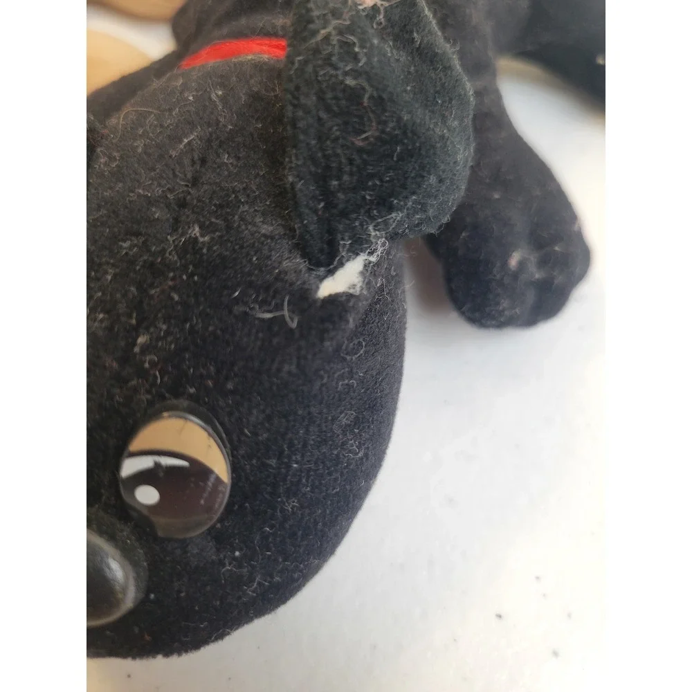 Pound Puppies Plush Dog Lot of 3 Small Multicolor Vtg 90s Bean Bag Toys